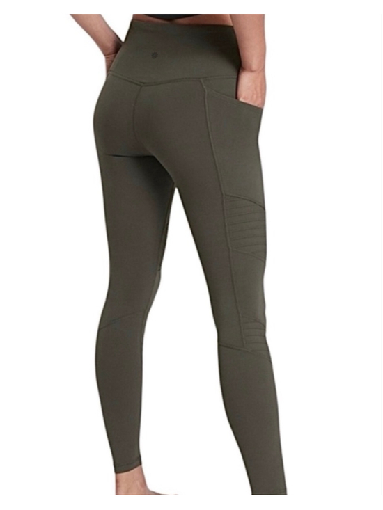 Athleta Pants - ATHLETA Inclination Moto Tight Leggings Size XS olive Green